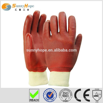 Sunnyhope sandy finish pvc coated gloves